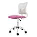 Inbox Zero Adjustable Ergonomic Swiveling PC & Racing Game Chair Mesh in Pink | 36.3 H x 22.4 W x 21.7 D in | Wayfair