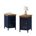 Winston Porter Charron Nightstand Wood/Metal in Black | 20.08 H x 12.2 W x 15.75 D in | Wayfair CEE0544A51CA4970A992349129308F06