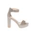 Dream Pairs Heels: Tan Shoes - Women's Size 10 - Open Toe