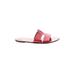 J.Crew Sandals: Red Solid Shoes - Women's Size 10 - Open Toe