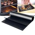 3 pièces tapis de cuisson antiadhésif réutilisable pour barbecue 0.08mm d'épaisseur ptfe revêtements de cuisson pour barbecue coussin de cuisson four à micro-ondes outil livraison directe