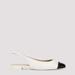 Sleek Bow Slingback Flat