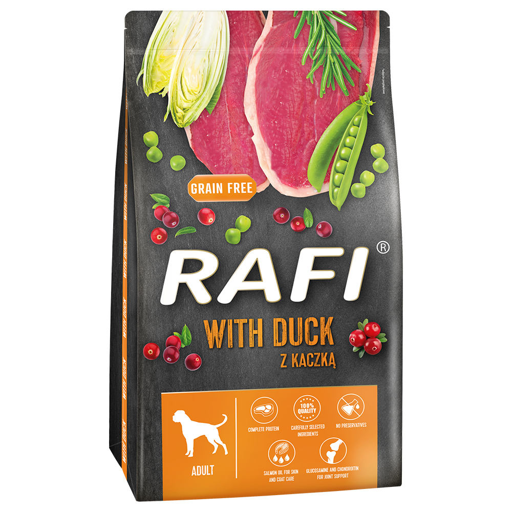 10kg Rafi Adult nourriture pour chien avec canard nourriture pour chien sèche