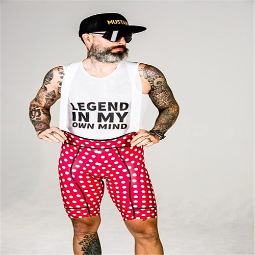 Herren Damen Grafik Fahrradträgerhose Radhose Unterlage Fahhrad Trägerhose MTB-Shorts Rennpassform Sport 3D-Polster Rutschfest Elastisch Rosa / Rosa Schwarz Bekleidung Fahrradbekleidung