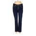 Rag & Bone/JEAN Jeans - Low Rise Boot Cut Denim: Blue Bottoms - Women's Size 26 - Dark Wash