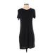 Abercrombie & Fitch Casual Dress - Shift: Black Solid Dresses - Women's Size Small