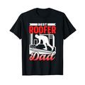 Bester Dachdecker Papa Dach Beruf Dachdecken Dachdecker T-Shirt