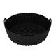Air Fryer Silicone Pot - Air Fryer Oven Accessories - Replacement for Flammable Parchment Liner Paper - No Need to Clean the Air Fryer
