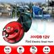 300 DB Super Loud Train Horn for Truck Train Boat Car Air Electric Snail Single Horn, 12v Waterproof Double Horn Raging Sound Raging Sound for Car Motorcycle