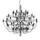 Ecolight 95 cm Pendant Light Creative Candle Style Chandelier Metal Candle-style Classic Office, Shops / Cafes Electroplated Artistic Chic Modern 110-120V 220-240V