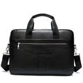 Top Layer Cowhide Men's Briefcase Convenient Business Trip Computer Bag