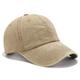 Solid Spring Summer Washing Cap Women Ponytail Baseball Cap Fashion Hats Men Baseball Cap Cotton Outdoor Simple Vintag Visor Casual Cap