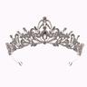 Baroque Crowns for Women Queen Crown Gothic Tiara Crystal Crown for Women Princess Tiara for Girls Vintage Tiara for Wedding Crown for Brides