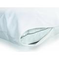 Protège oreiller 100% Coton Imperméabilisé couleurs - Blanc, matière - 100% coton, tailles - 50 x