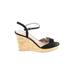 Charles by Charles David Wedges: Black Solid Shoes - Women's Size 11 - Open Toe