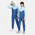 Nike Sportswear Older Kids' Tracksuit - Blue - Polyester