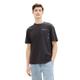 T-Shirt TOM TAILOR DENIM Gr. L, grau (coal grey) Herren Shirts T-Shirts