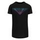 Kurzarmshirt F4NT4STIC "Herren DC Comics Wonder Woman 84 Repeat with Shaped Long Tee" Gr. L, schwarz (black) Herren Shirts T-Shirts