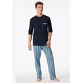 Pyjama SCHIESSER ""Comfort Nightwear"" Gr. 98 (LS/4), blau (admiral) Kinder Homewear-Sets Pyjamas
