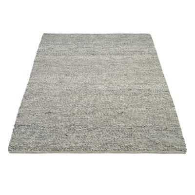 Teppich OCI DIE TEPPICHMARKE "FAVORIT", grau (charcoal), B:80cm H:12mm L:250cm, Wolle, Teppiche, Handweb-Teppich aus Indien, handgewebt, hochwertig verarbeitet Image