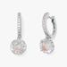 Kate Spade Jewelry | Kate Spade That Sparkle Pave Huggies Hoop Earrings Clear/ Silver | Color: Silver | Size: Os