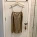 Free People Dresses | Intimately Free People Gold Sequin Tunic Mini Dress Medium | Color: Gold | Size: M