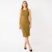 Nine West Dresses | Nine West Ribbed Tank Dress, Size: Xxl, Med Green | Color: Green | Size: Xxl