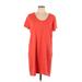 Universal Thread Casual Dress - Shift: Orange Dresses - Women's Size Large