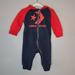Converse One Pieces | Converse Baby All Star Coverall Body Suit Size 6 Month | Color: Gray/Red | Size: 6mb