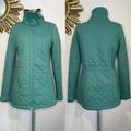 The North Face Jackets & Coats | North Face Womens Caroluna Long Green Zip Up Fleece Lined Quilted Jacket Small | Color: Green | Size: S