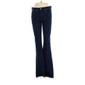 Rag & Bone/JEAN Jeans - Super Low Rise: Blue Bottoms - Women's Size 29 - Indigo Wash