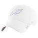 Women's '47 White Philadelphia Eagles Ballpark Cheer Clean Up Adjustable Hat