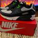 Nike Shoes | Nike Air Max 90 Leather Se 'Black Scream Green' Sneaker Dn4376-001 Sz 6.5y/ W8 | Color: Black/Green | Size: 6.5b