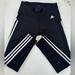 Adidas Pants & Jumpsuits | Adidas Women 3 Stripe Climalite M | Color: Black | Size: M