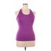 C9 By Champion Active Tank Top: Purple Solid Activewear - Women's Size X-Large