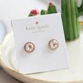 Kate Spade Jewelry | Kate Spade Bright Ideas Pave Halo Studs Earrings | Color: Gold | Size: Os