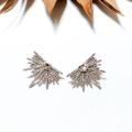 Anthropologie Jewelry | Diamond Sun Radiant Earrings #247 | Color: Silver | Size: Os