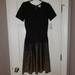 Lularoe Dresses | Beautiful Rare Lularoe Black Elegant Amelia Gold Ombre Dress M | Color: Black/Gold | Size: 6