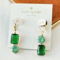 Kate Spade Jewelry | Nwt Kate Spade Mismatched Drop Earrings | Color: Gold/Green | Size: Os