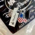 Disney Jewelry | Disney Parks X Alex And Ani Patriotic Americana Mickey Mouse Icon Bangle | Color: Red/Silver | Size: Os