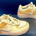 Nike Shoes | Nike Women's Air Force 1 Sneakers Tennis Shoes - Size 7 | Color: White/Yellow | Size: 7