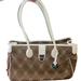 Dooney & Bourke Bags | Dooney & Bourke Large Signature Logo Tote Brown Tan Leather Shopper Purse | Color: Tan/White | Size: Os