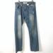 Levi's Jeans | Levis 514 Slim Straight Jeans 34x32 Patches | Color: Blue | Size: 34