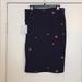 Lularoe Skirts | L Lularoe Cassie Skirt A05 1718 | Color: Black/Blue | Size: L