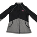 The North Face Jackets & Coats | North Face Women's Cinder 100 Full Zip Black & Grey Jacket W/ Pink Logo - Small | Color: Black/Gray | Size: S