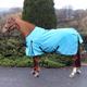 Masta Vento Lightweight Turnout Rug - 600D Standard Neck, Showerproof, Breathable, Anti-Rub, Shoulder Gussets, Secure Fastenings for Horses 6FT6 Blue