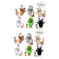 Vaguelly 12 Pcs Animal Style Toys Stuffed Toy Bunny Toys Rabbit Toys Plush Hand Puppets Cartoon Hand Puppets Doll Pencil Case Baby