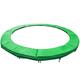 Trampoline Spring Cover Trampoline Accessories 10ft Round Trampoline Pad Protective Trampoline Cover for Kids with Fixing Rope UV Resistant Heavy Duty Foldable Portable Trampoline Accessories, Green