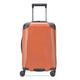 PASPRT Luggage Suitcases with Wheels Carry On Luggage Smart Safety Opening and Closing Design Suitcase USB Charging Convenient Luggage (Orange 24 in)