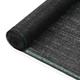 Sporting Goods Athletics Tennis Tennis Nets-Tennis Screen HDPE 2x25 m Black